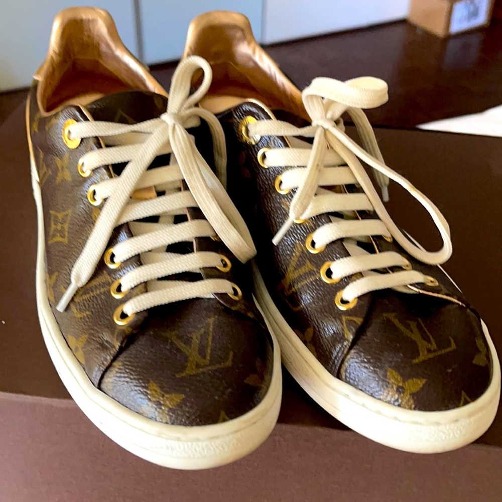 Louis Vuitton sneakers 37 Rose gold frontrow front row